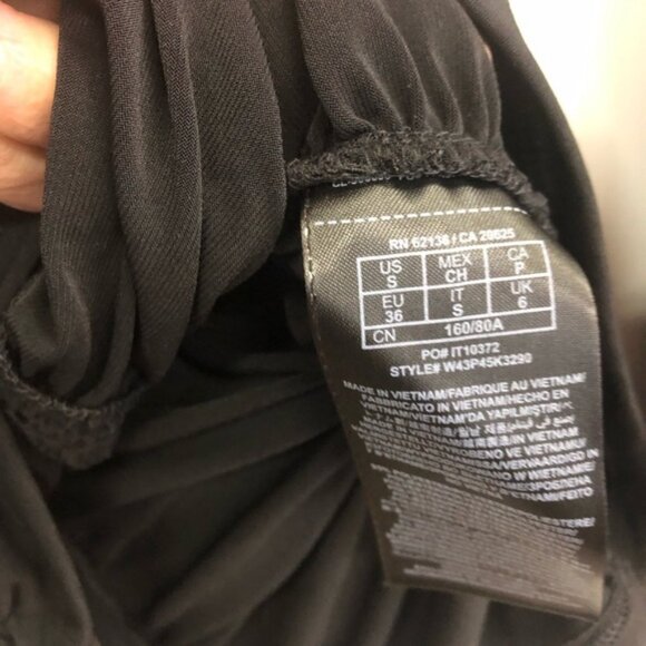 GUESS RUCHED TOP LONG SLEEVE WITH BACK ZIPPER - Picture 4 of 4